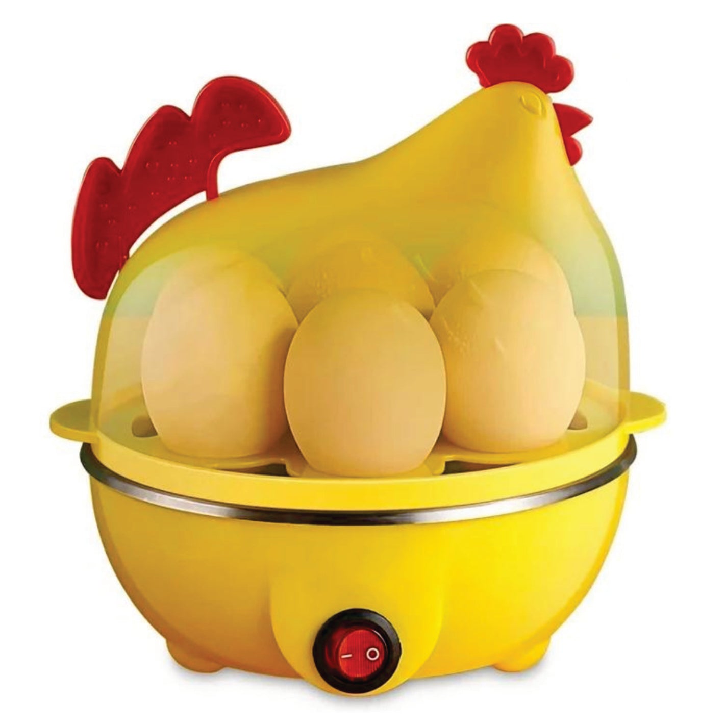 HERVIDOR ELÉCTRICO DE 7 HUEVOS MODELO GALLINA