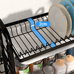ESCURRIDOR DE PLATOS 3 NIVELES PARA COCINA