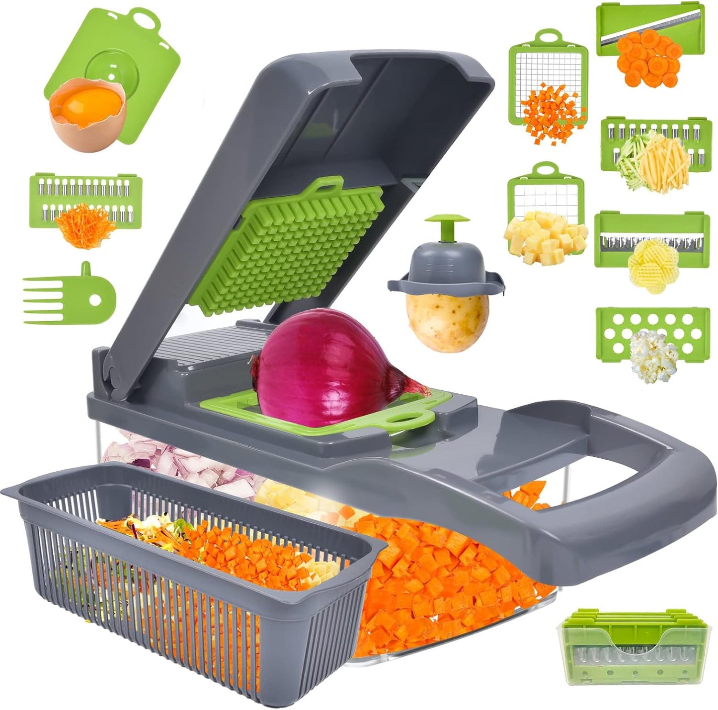 MANDOLINA PICATODO MULTIFUNCIONAL DE FRUTAS Y VERDURAS