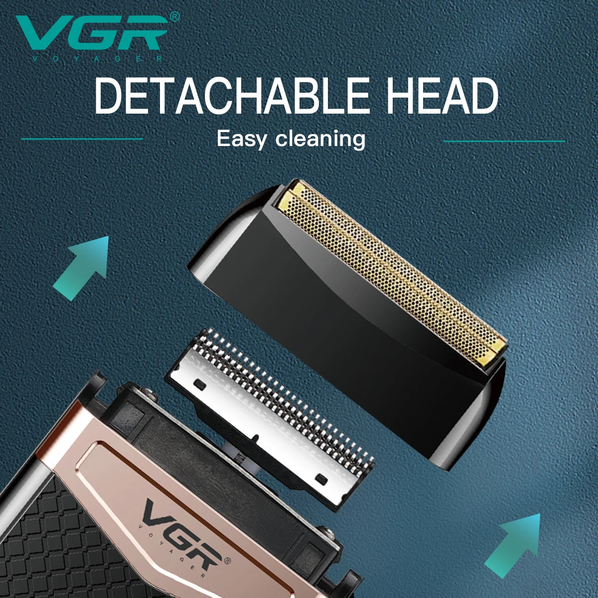 MÁQUINA AFEITADORA VGR 331 USB
