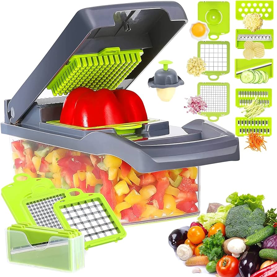 MANDOLINA PICATODO MULTIFUNCIONAL DE FRUTAS Y VERDURAS