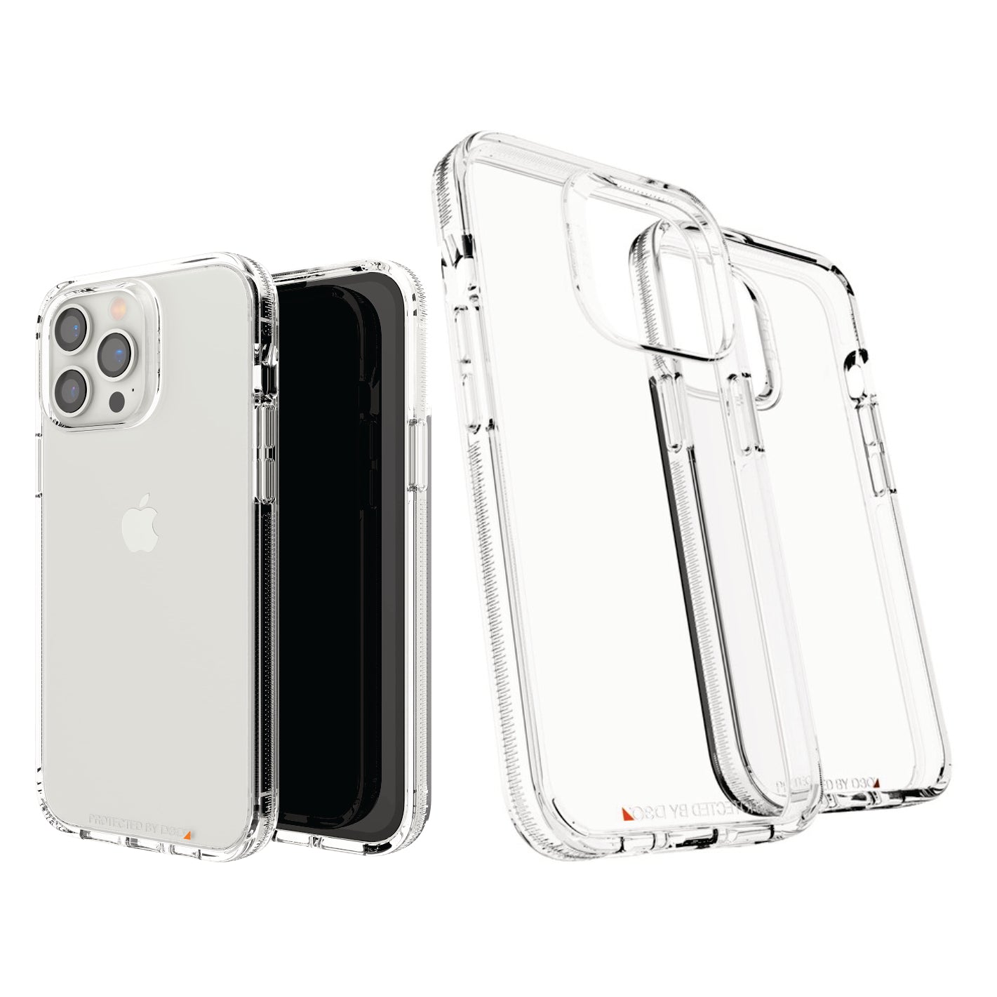 FORRO ESTUCHE PROTECTOR ANTISHOCK TRANSPARENTE GEAR4 PARA TODOS LOS IPHONE