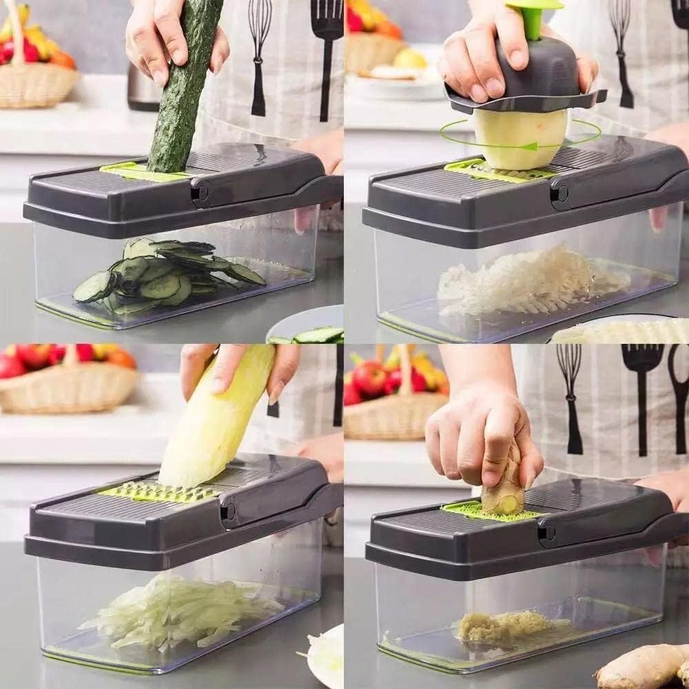 MANDOLINA PICATODO MULTIFUNCIONAL DE FRUTAS Y VERDURAS