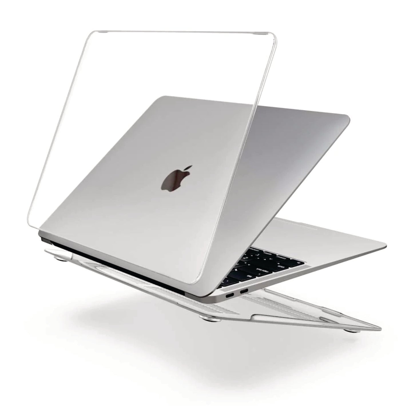 CARCASA TRANSPARENTE PARA MACBOOK / TAPA TRASERA + TAPA DELANTERA