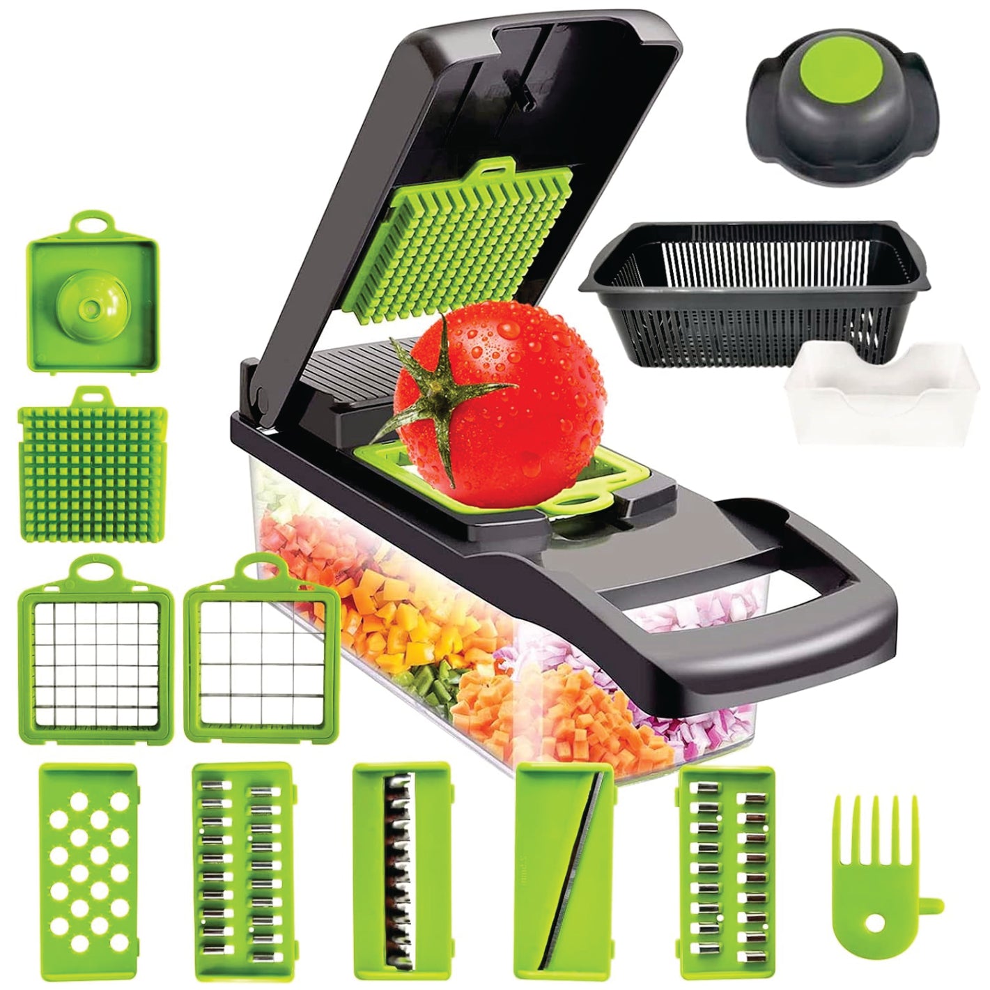 MANDOLINA PICATODO MULTIFUNCIONAL DE FRUTAS Y VERDURAS