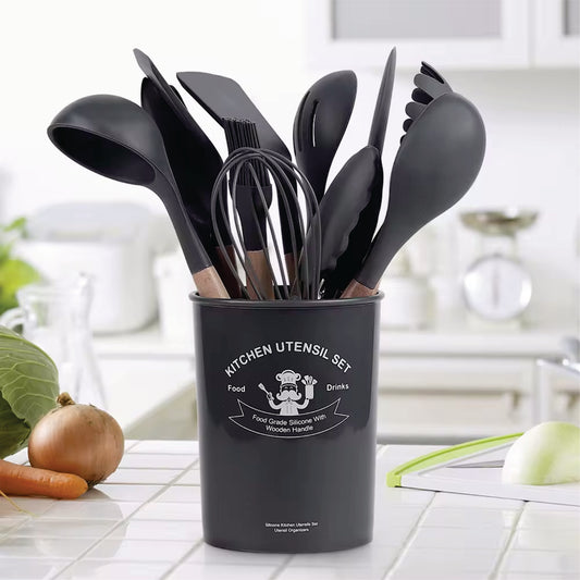 SET DE UTENSILIOS DE COCINA 12 EN 1 SILICONA