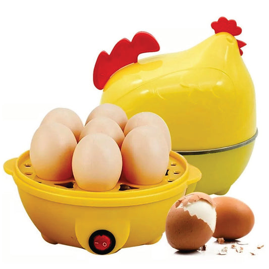 HERVIDOR ELÉCTRICO DE 7 HUEVOS MODELO GALLINA