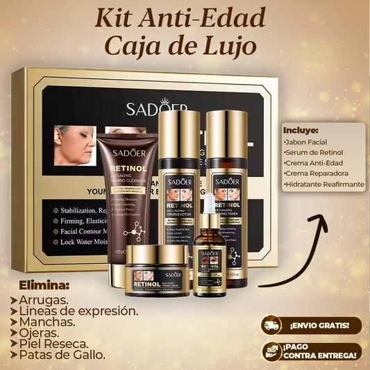 Kit Skin Care SADOER con Retinol